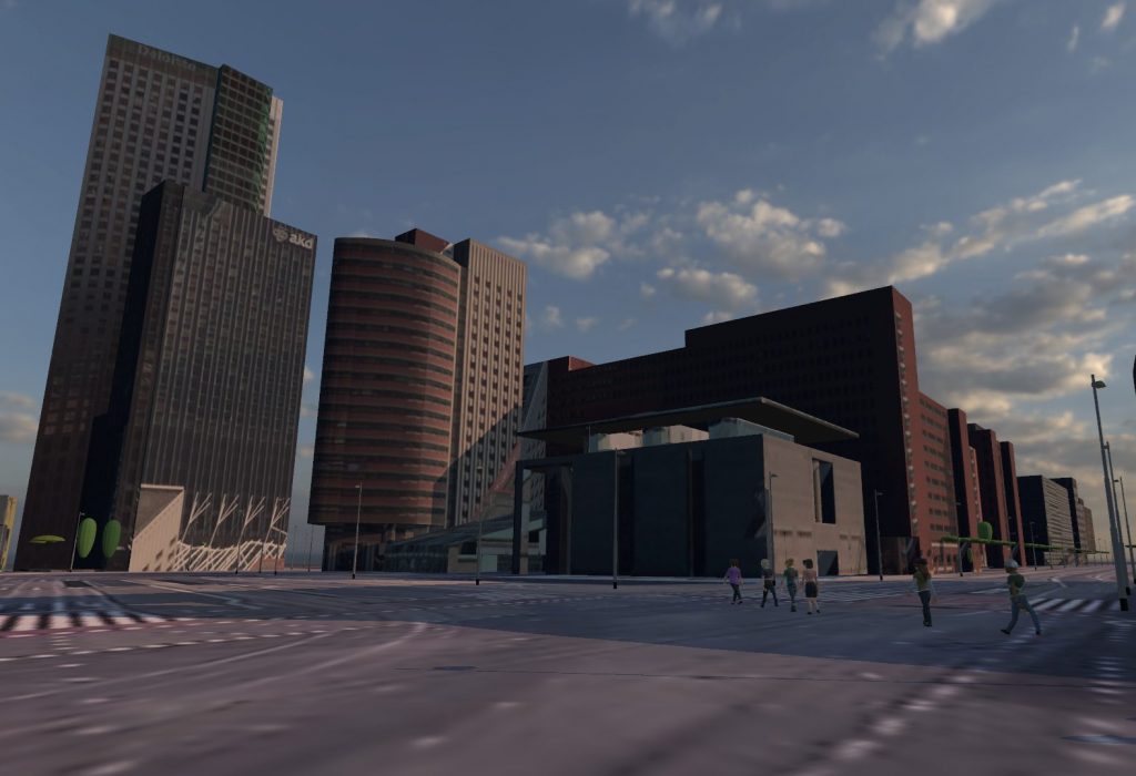 3D Rotterdam scene