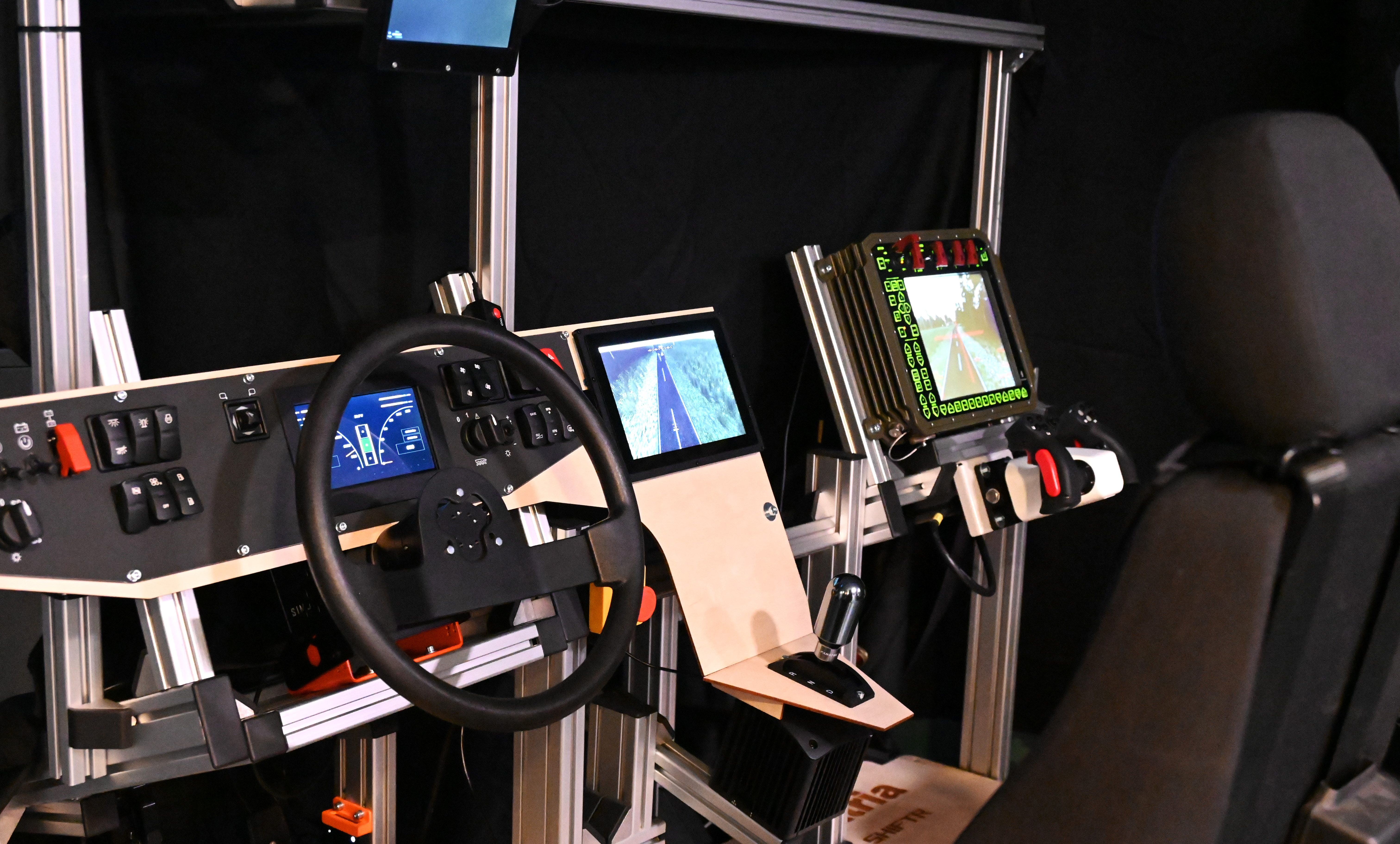 Patria SHIFTR driving simulator